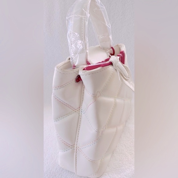 Betsey Johnson XO Double Compartment Hattie Small Satchel / Crossbody - Picture 3 of 14